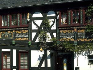 Balthas built the beautiful half-timbered house Baldus in Bellingen in 1637